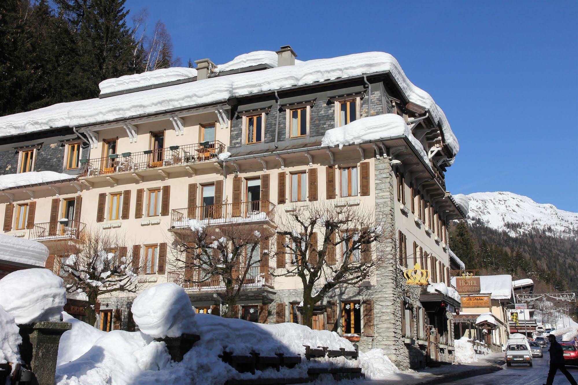 Hotel Restaurant La Couronne Шамони Екстериор снимка